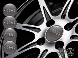 Audi Insignias de Rueda Edición Emblemas Premium para Autos